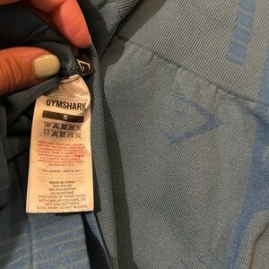 Blue gymshark legging capris brand new small
